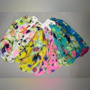 💐 NWT! Bright Colored Sheer Infinity Scarf